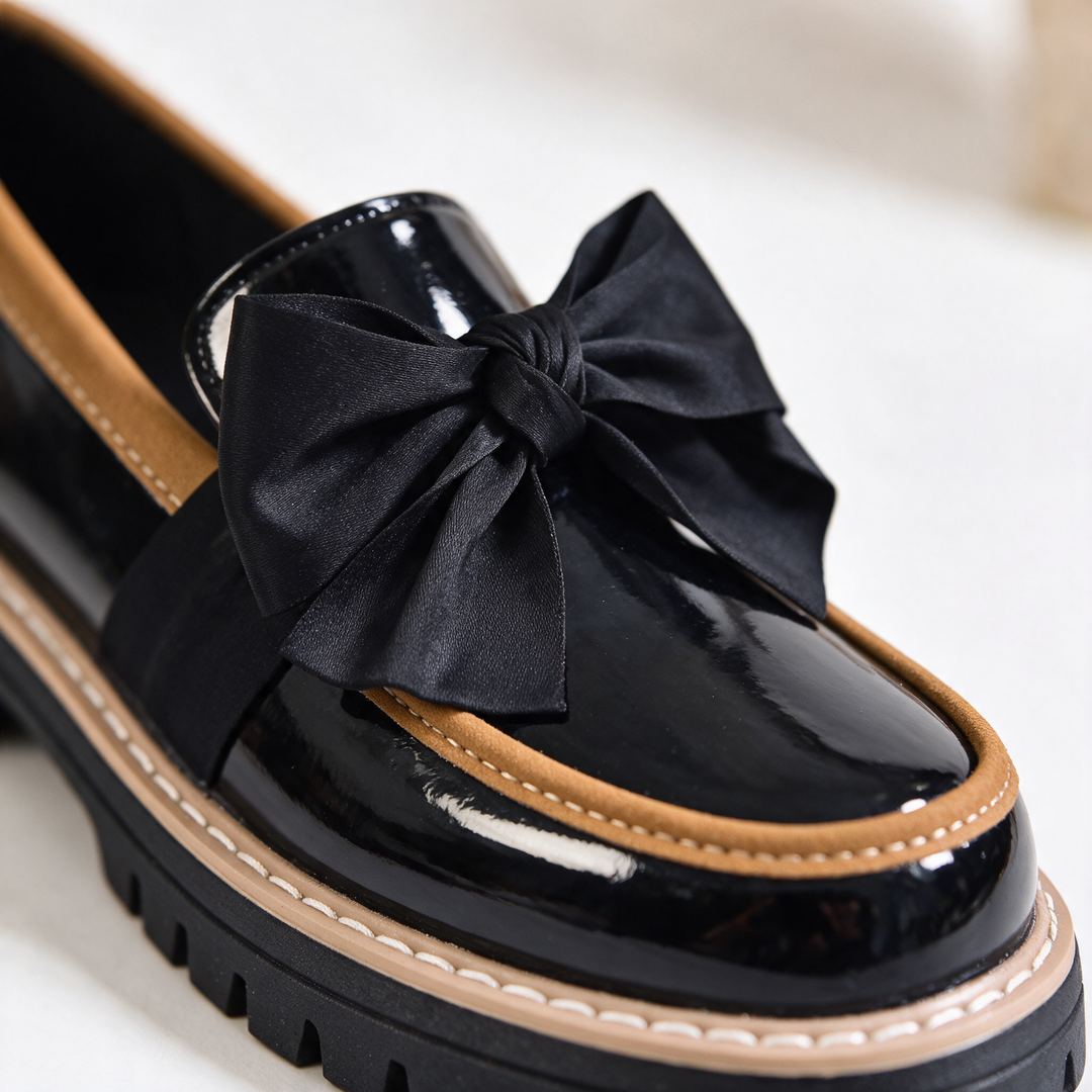 Solenne Bow Loafers