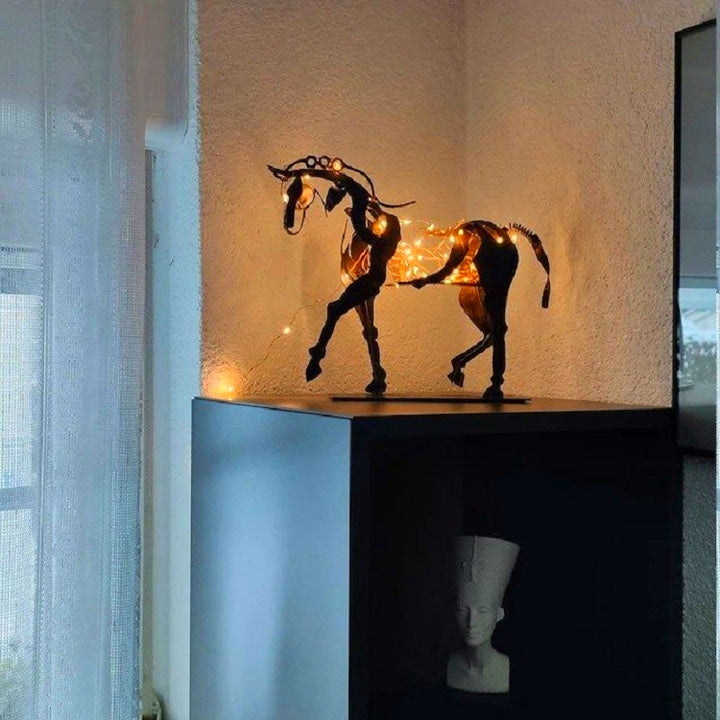 IllumiSteed Horse Statue