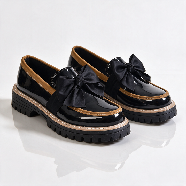 Solenne Bow Loafers