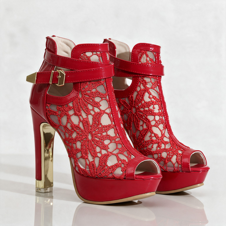 Trinara Lace Heels