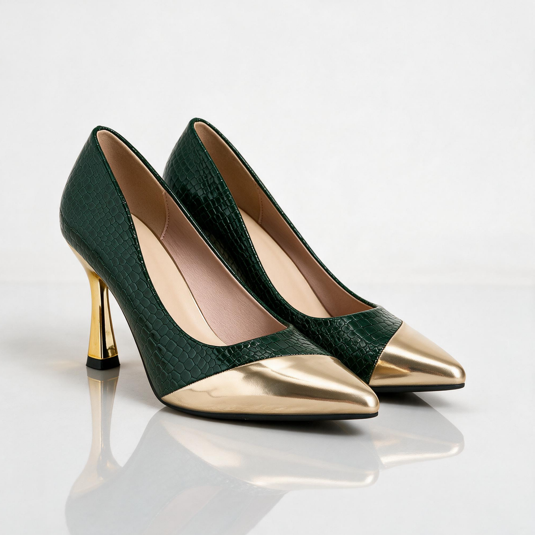 Ostienne Gilt Heels
