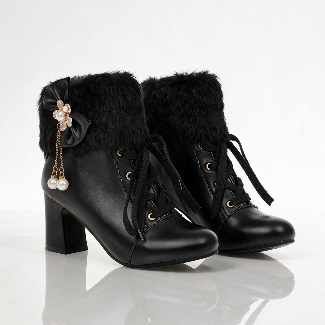 Perlaine Bow Boots