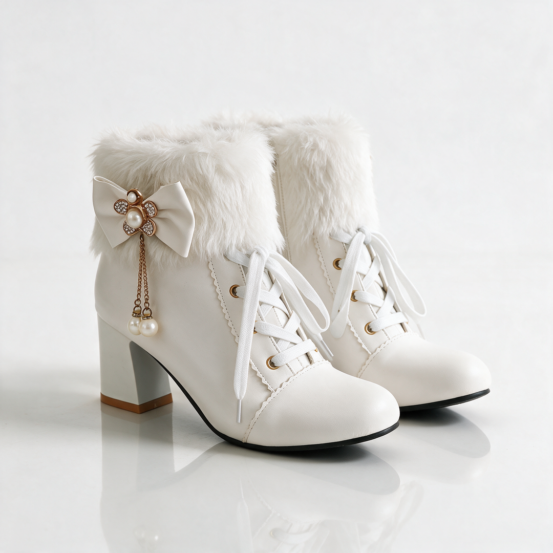 Perlaine Bow Boots