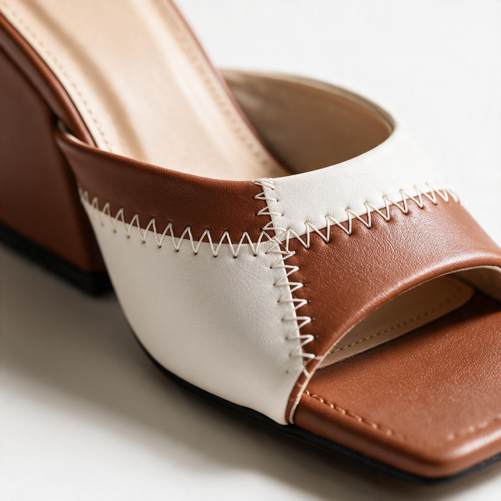 Sevrina Panel Block Heels
