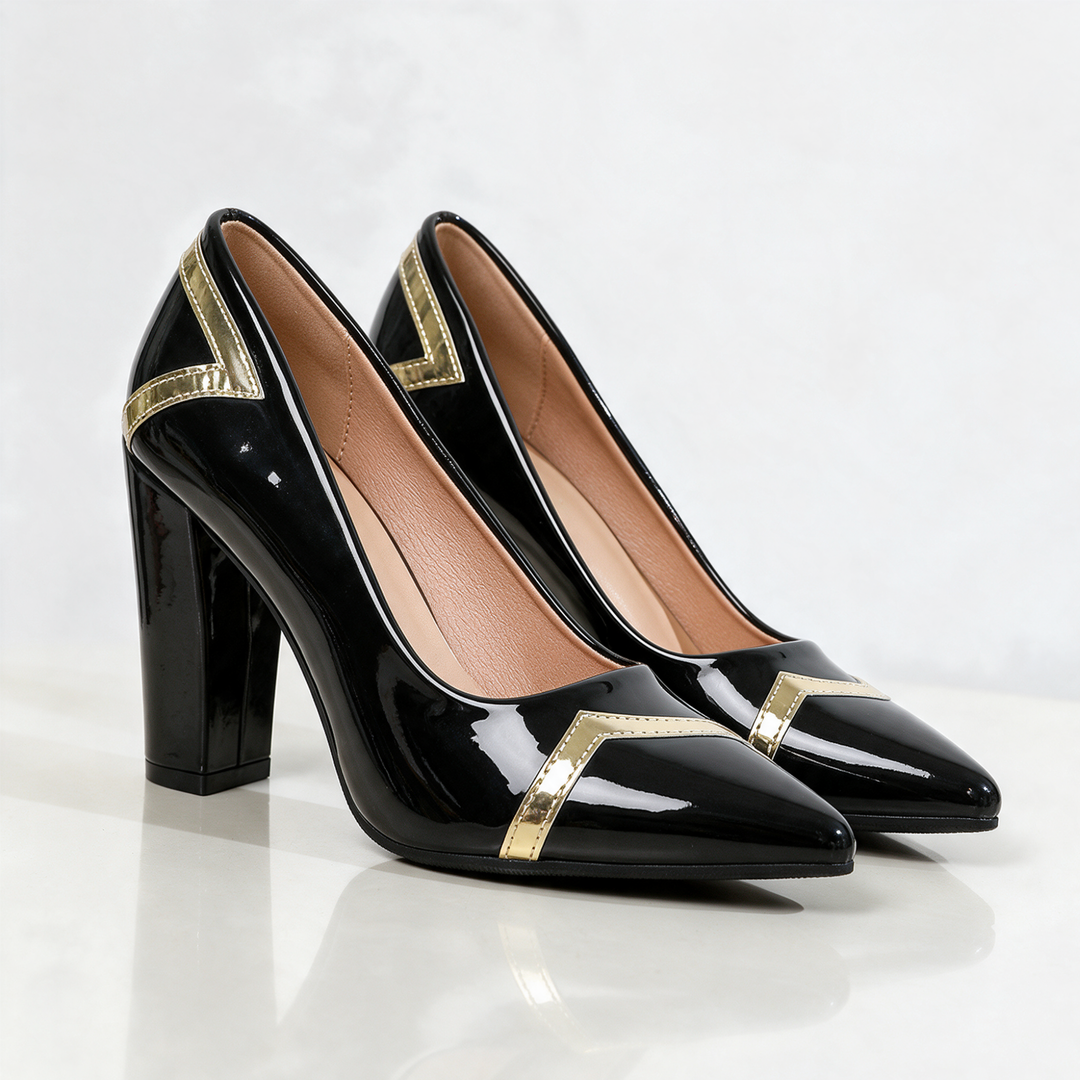 Ginevra Chevron Heels