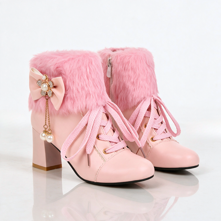 Perlaine Bow Boots