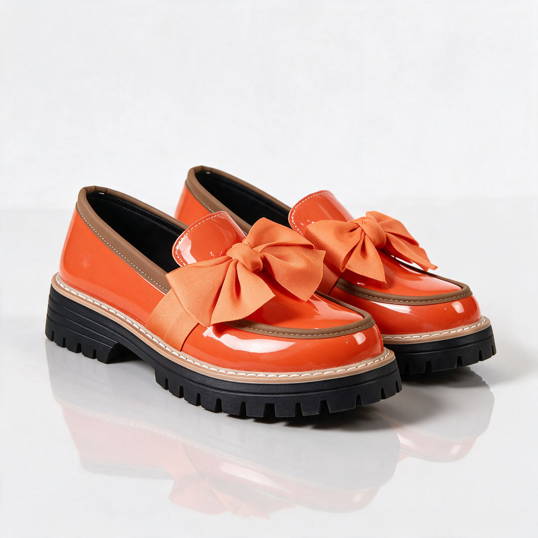 Solenne Bow Loafers