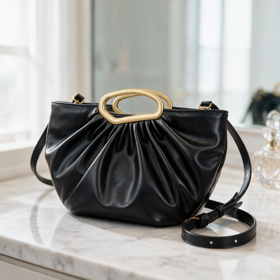 Velorine Pleat Handbag