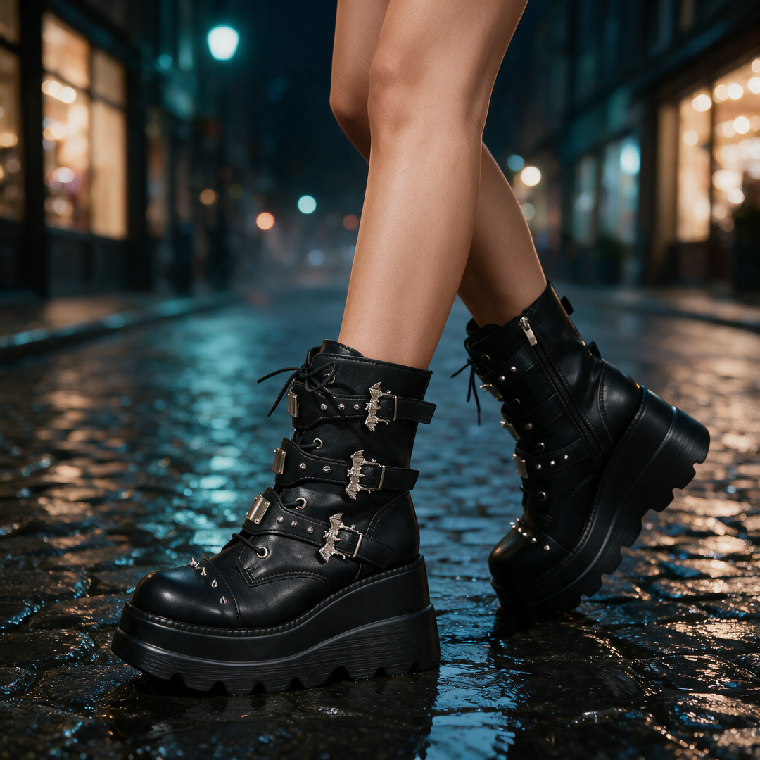 Morvana Buckle Boots