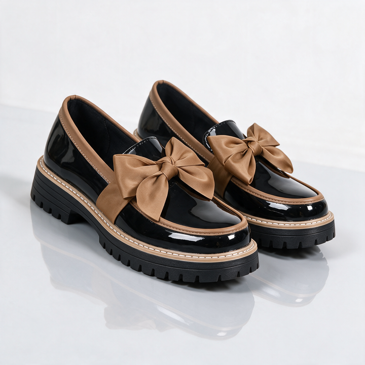 Solenne Bow Loafers