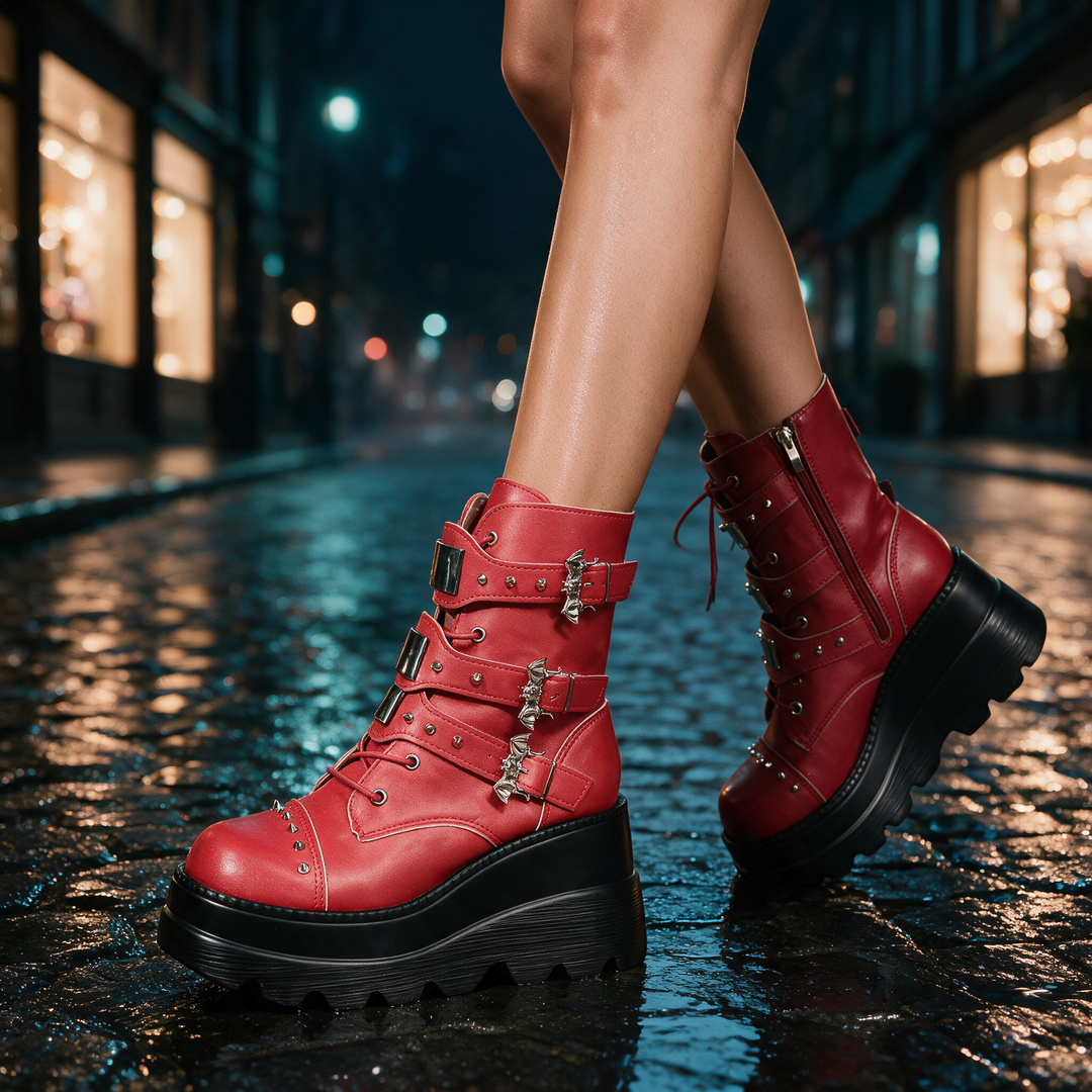 Morvana Buckle Boots