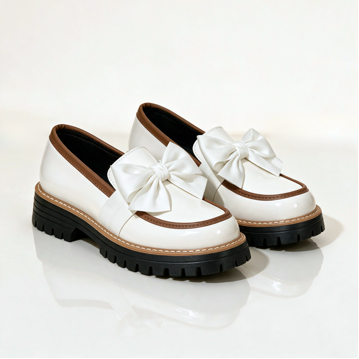 Solenne Bow Loafers