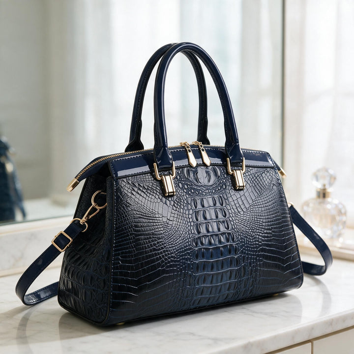 Marbelle Croc Handbag